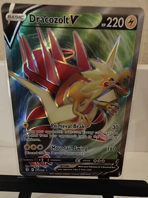 Dracozolt V Full Art 178/203 Ultra Rare Evolving Skies Pokemon TCG Near Mint - Image 1 of 2