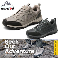NORTIV 8 Men's Hiking Walking Shoes Lightweight Work Outdoors Trekking Boots
