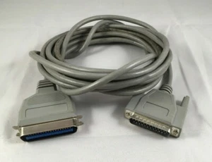 DB25 Male 25 Pin Parallel Printer to Centronics CN36 36 Pin Male -12 ft - Picture 1 of 3