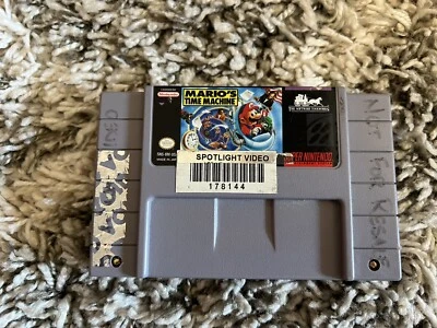 Mario's Time Machine (Super Nintendo Entertainment System, SNES) - Cart Only!! - Image 1 of 4