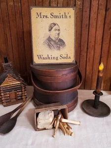FARM VINTAGE PRIMITIVE COUNTRY HOMESTEAD STYLE SMITH BAKING SODA KITCHEN SIGN - Picture 1 of 8
