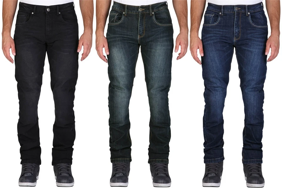 Modeka Herren Motorrad Hose Glenn II 2 - Motorrad Jeans mit Protektoren - Bild 1 von 1