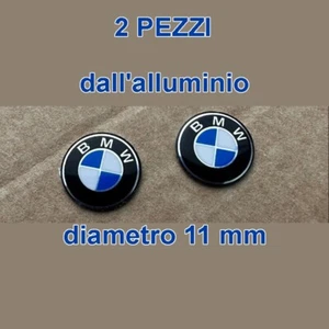 2 LOGO CHIAVE BMW STEMMA ADESIVO PULSANTE TELECOMANDO BMW 11mm - Foto 1 di 1