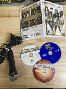 Disney Sing It 2 Game Bundle Nintendo Wii With Microphone - Picture 1 of 1