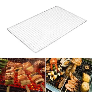 UK BBQ Stainless Steel Grill Grate Grid Wire Mesh Rack Barbecue Replacement Net - Picture 1 of 17
