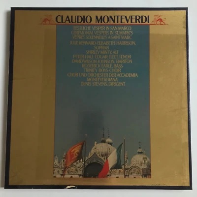 Monteverdi -  Christmas Vespers, Three Motets Schwann Musica Sacra 2LP Box Set - Image 1 of 4