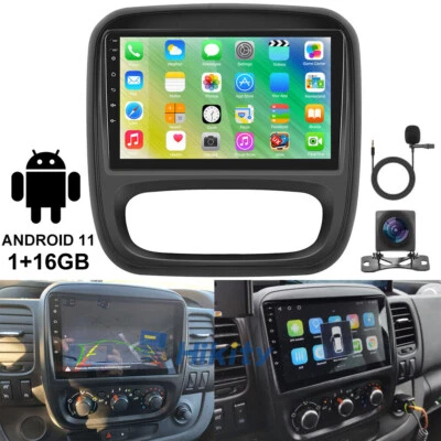 Android 15 Autoradio DAB+ Kamera Für Renault Trafic 3 Fiat Talento GPS Navi WiFi - Bild 1 von 4