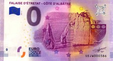 76 ETRETAT Falaises 3, N° de la 4ème liasse, 2019, Billet 0 € Souvenir
