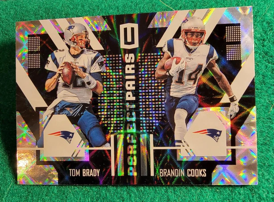 2017 Unparalleled Perfect Pairs Tom Brady Brandin Cooks Future Frame PA-5 - Image 1 of 1