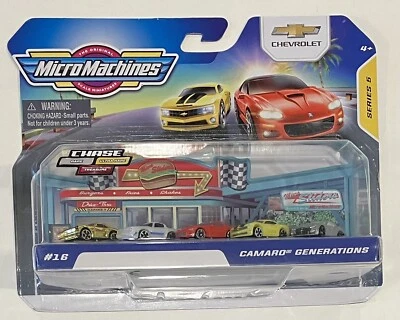 Micro Machines Series 5 Camaro Generations #16 Chase Ultra Rare Gold - Image 1 of 4