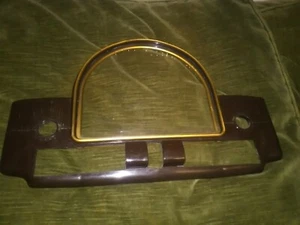 1940's Vintage Bakelite and Glass Radio Display Panel for DIY Steampunk Creation - Picture 1 of 12