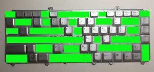 Dell Inspiron 1525 KEYBOARD'S INDIVIDUAL KEY (ONE KEY ONLY) BA86 137127-001 C - Picture 1 of 2