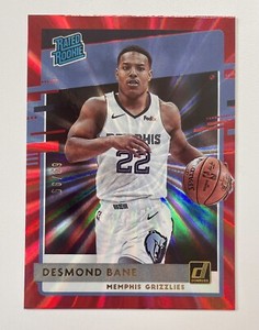 2020-21 Donruss Desmond Bane Rated Rookie Holo Red Laser #/99 RC 🔥 Memphis