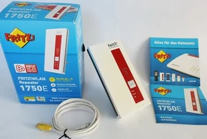 AVM FRITZ!WLAN Repeater Verstärker 1750E Dual Wlan Mesh 1750Mbit/ - Bild 1 von 1
