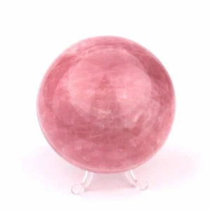 Rosenquarz - Kugel  AA - Qualität Ø ca 94 mm / 1217 g aus Madagaskar C40 - Bild 1 von 4