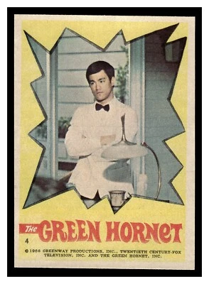 1966 DONRUSS GREEN HORNET STICKERS #4 KATO BRUCE LEE HIGHER GRADE 1ST ROOKIE - Image 1 of 2