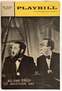 PLAYBILL Jan 1967 At the Drop of Another Hat: Michael Flanders & Donald Swann - Picture 1 of 3