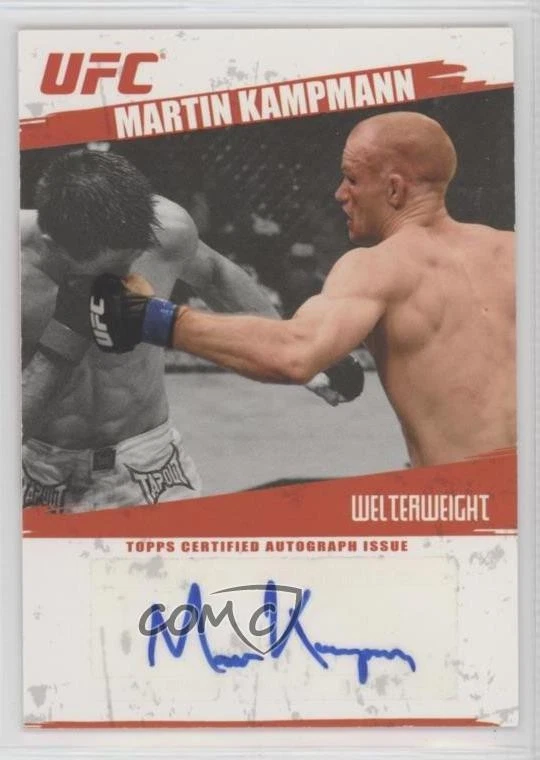 2009 Topps UFC Fighter Auto Martin Kampmann #FA-MK Rookie Auto RC - Image 1 of 2