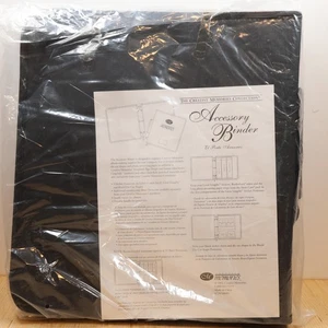 2001 VTG Creative Memories Accessory Zipper Binder w/ 3 Sticker Protectors NEW - Picture 1 of 5