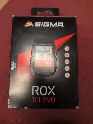 SIGMA ROX 11.1 Einheitsgröße EVO HR Black | Fahrrad Navigaton - Bild 1 von 4
