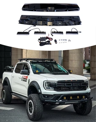 4Pod Roof Top Lamp Roof Light Bar LED Fits For Ford Ranger 2023-2026 ABS Plastic — 第 1/4 张图片