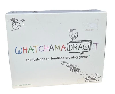WhatchamaDRAWit Game, Fast Action, No Talent Required, Need paper & pens, 2010 - Image 1 of 3