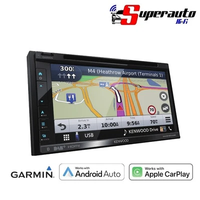 Kenwood DNX 5190 DABS Autoradio Navigatore Garmin Monitor 6.8" DAB Apple Android - Immagine 1 di 4