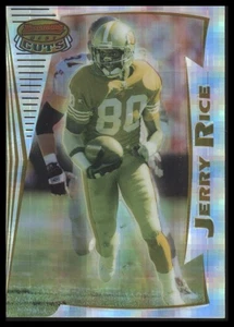 1996 Bowman's Best Best Cuts Uncut Atomic Refractors Jerry Rice #BC10 - Picture 1 of 2
