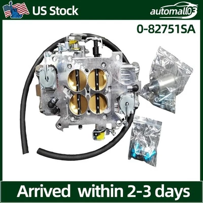 0-82751SA 750 CFM Double Pumper Aluminum Street HP Carburetor Foto 1 de 4