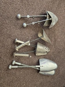 Vintage Horne Schuhdehner silberfarben Metall 3 Sets tolle Ausstellungsstücke - Bild 1 von 13