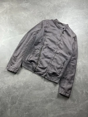 Puma x Neil Barrett “96 Hours” Technical Asymmetrical Moto Jacket Gray Size L - Image 1 of 4