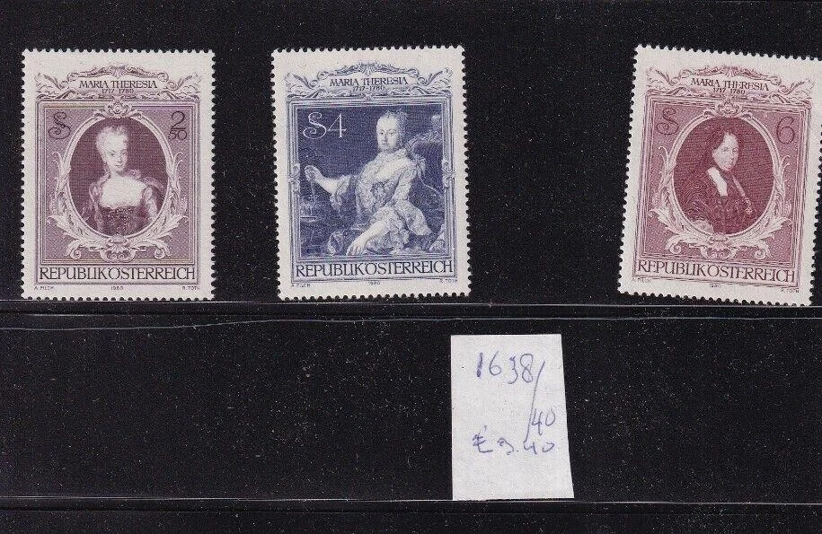 ER02 Austria 1980 200th death anniv of empress maria theresia - MNH Stamps - Image 1 of 1