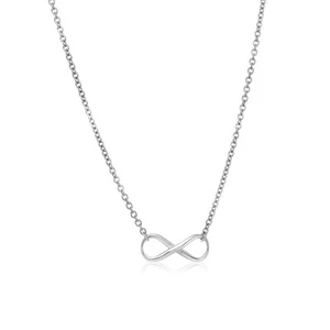 Size: 18'' - Sterling Silver Infinity Symbol Necklace - Picture 1 of 1