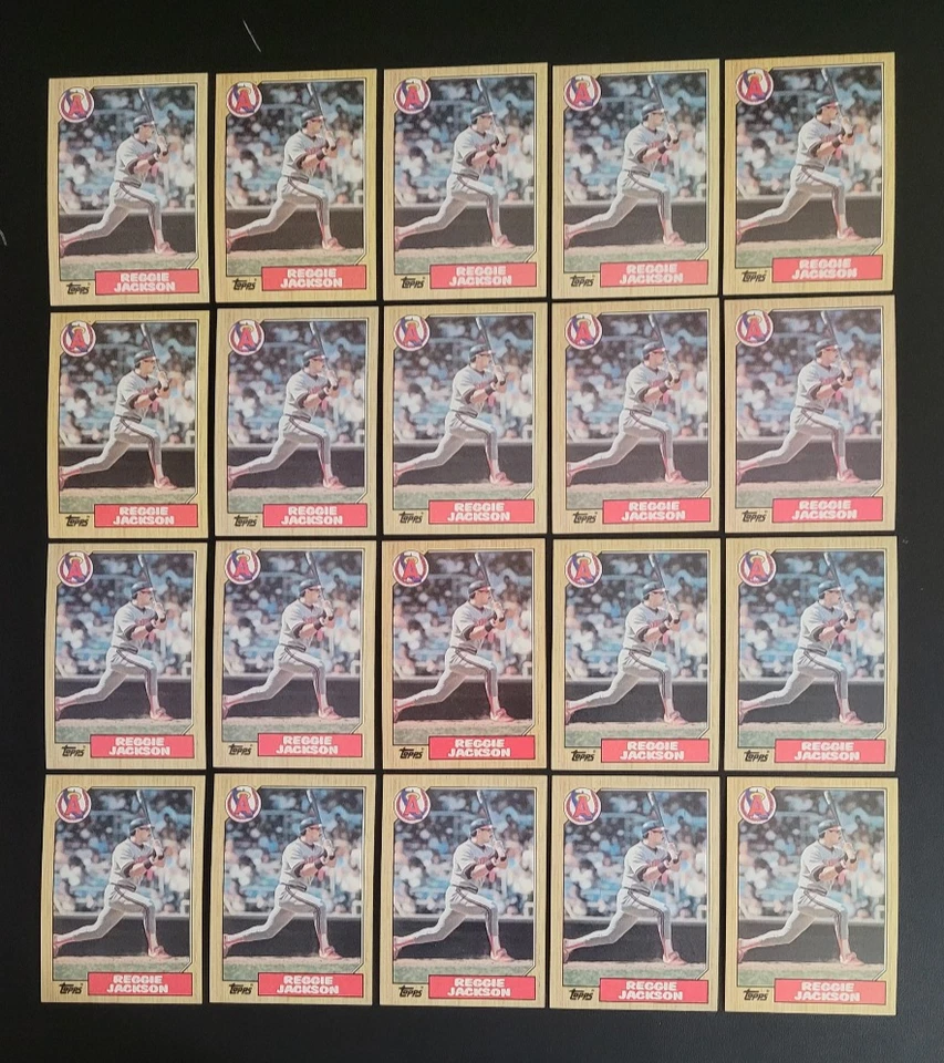 1987 Topps #300 Реджи Джексон (20) торговый лот карт / NRMNT + или лучше - Изображение 1 из 1