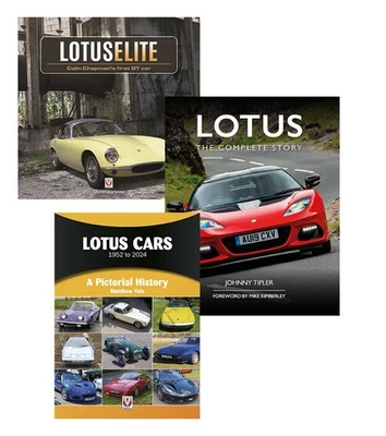 Lotus: автомобили 1952 до 2024, полный история и элитный 3 книжный набор - Изображение 1 из 4