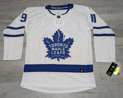 Camiseta Adidas Para Hombre Toronto Hojas de Arce Tavares Hockey NHL Talla 50 con Correa de Lucha Foto 1 de 4