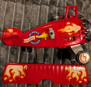 Rip Rock'N Roller Bi-Plane INCOMPLETE/WORKS Red Vintage 1980s Tomy Rare PLZ READ - Picture 1 of 4