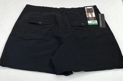 Banana Republic Women's Pleat Front Shorts, Black, Size 12 - Image 1 of 4