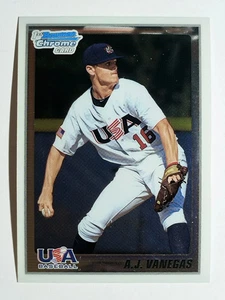 2010 Bowman Chrome USA Stars #USA19 A.J. Vanegas (NM) - Picture 1 of 2