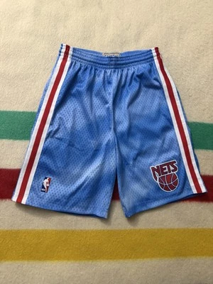 MITCHELL & NESS NBA HWC 全新球衣 NETS SWINGMAN 短裤 尺码 青少年 大号 14-16 — 第 1/4 张图片