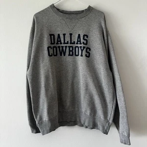 Felpa pullover grigia Nike Dallas Cowboys vintage anni 90 media - Foto 1 di 7