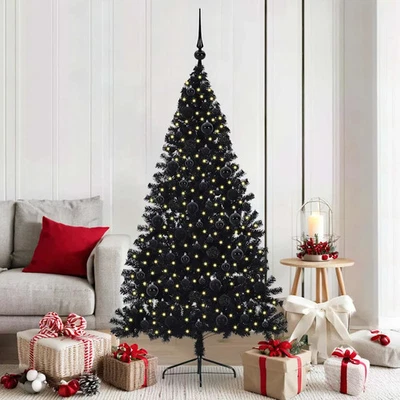 Albero di Natale artificiale con luci integrate PVC e Acciaio esterno vidaXL - Immagine 1 di 2