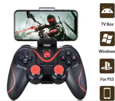 Controller Joystick Bluetooth Per PC Android E IOS TV BOX PS3 Ricaricabile - Immagine 1 di 4