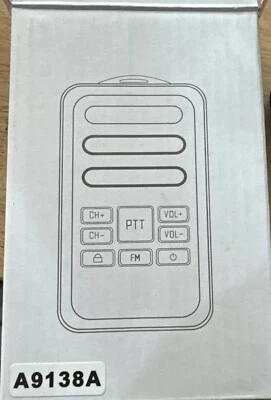 Retevis Model  RT20  Way Radios Walkie Talkie Ref A9138A, Silver New - Image 1 of 4