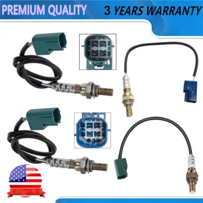 4x Sensor de oxígeno superior + inferior para Infiniti FX45 2003-2005 4,5 L 2003 2004 FX35 G35 Foto 1 de 4