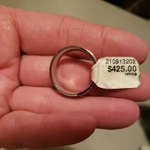 New SCOTT KAY 14k Gold Inlay BioBlu27 Brawn Cobalt Men's designer sz 10 Ring NWT - Picture 1 of 5