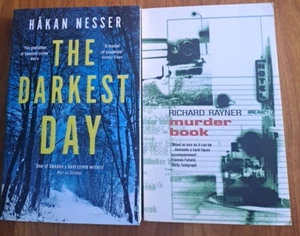 2 englische Krimis - Hakan Nesser - Darkest Day /Murder Book - Richard Rayner - Bild 1 von 6