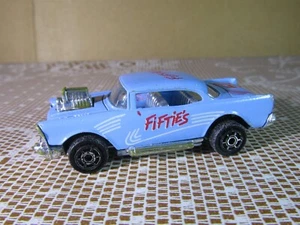 790Z Vintage Majorette 223 Francia Chevrolet Chevy 57 Azul 1:64 - Imagen 1 de 8