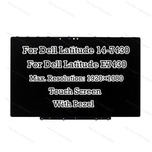 14" Dell Latitude 14 7430 2-in-1 FHD LCD Touch Screen Digitizer Assembly Display - Picture 1 of 12