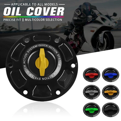 For Aprilia RSV 1000 R RSV4 RR RF 1100 Factory Keyless Fuel Gas Tank Cap Cover - Image 1 of 4